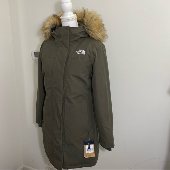 The North Face Women’s Arctic Parka New Taupe Green Sz XS S M L XL XXL FREE TOTE - Picture 3 of 16